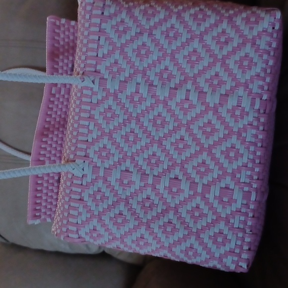 Large hand woven Lonchera bag - Picture 3 of 4